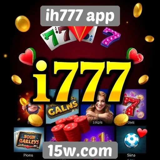 ih777 app oferece uma variedade de jogos de cassino